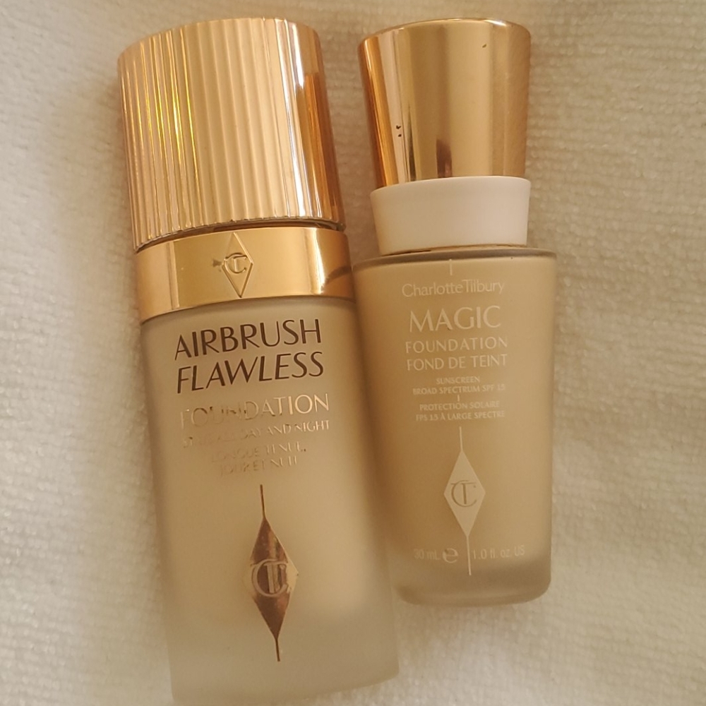 charlotte Tilburry foundations x2